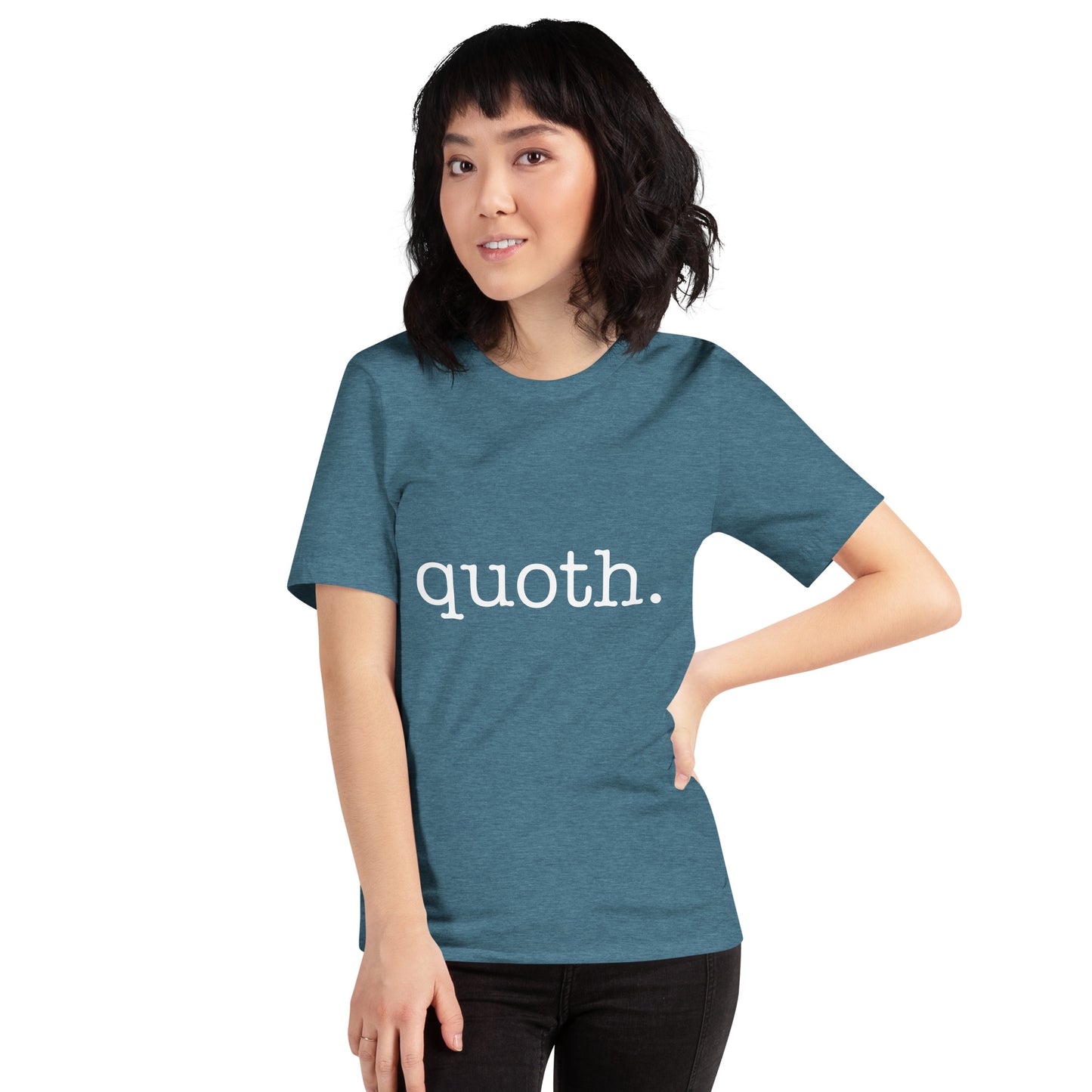 quoth. Tee - White Text